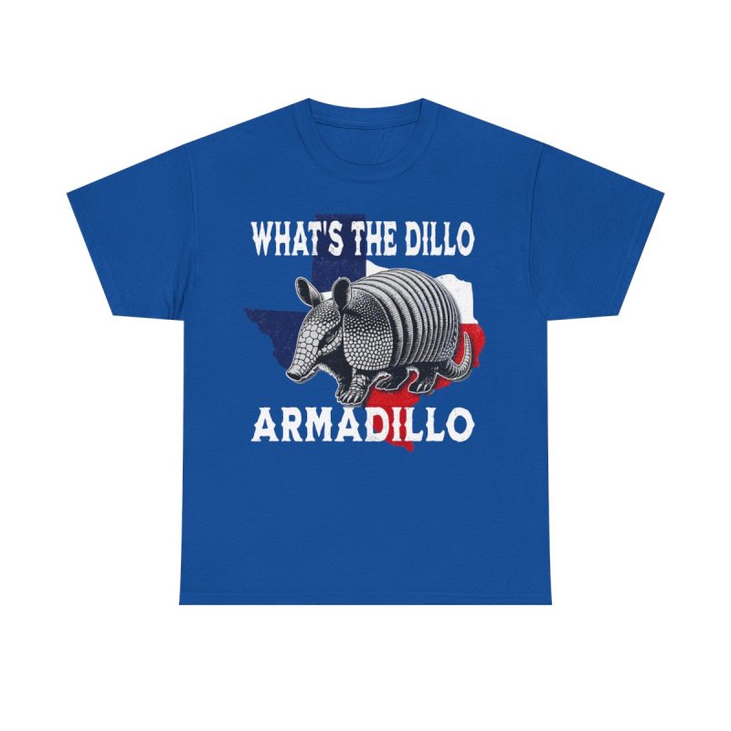 What's The Dillo Armadillo T-Shirt | Texas State Pride Graphic Tee | Funny Southern Pun Shirt