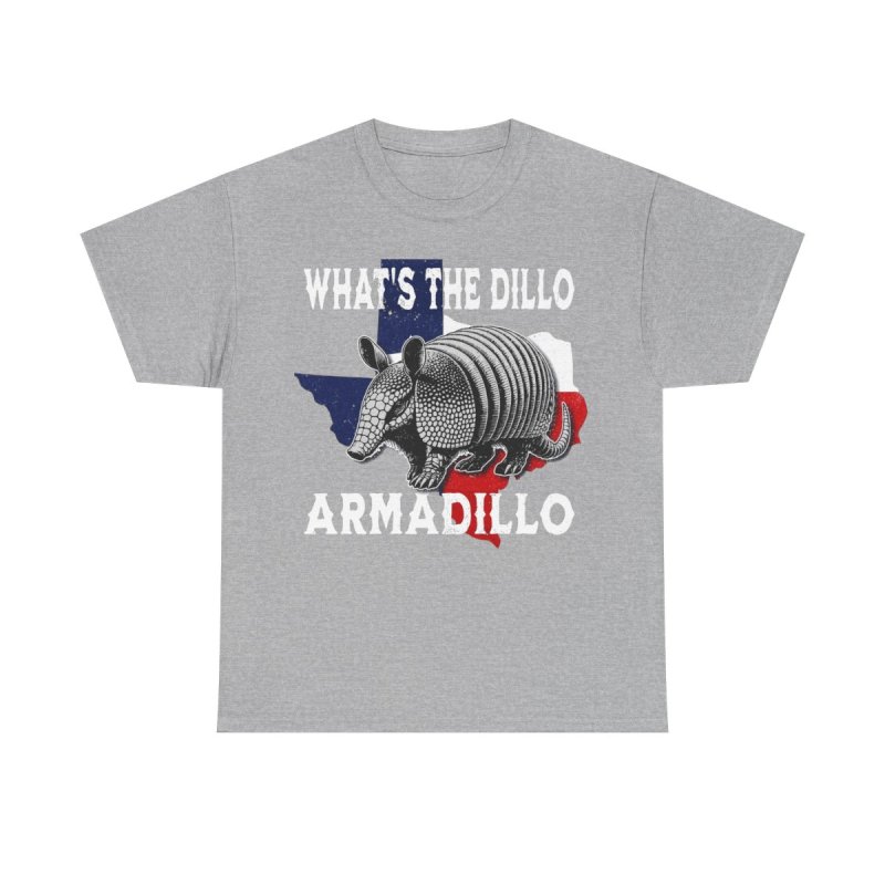 What's The Dillo Armadillo T-Shirt | Texas State Pride Graphic Tee | Funny Southern Pun Shirt