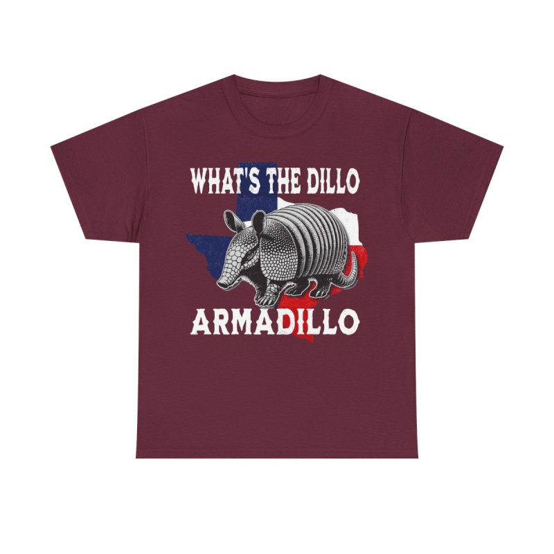 What's The Dillo Armadillo T-Shirt | Texas State Pride Graphic Tee | Funny Southern Pun Shirt