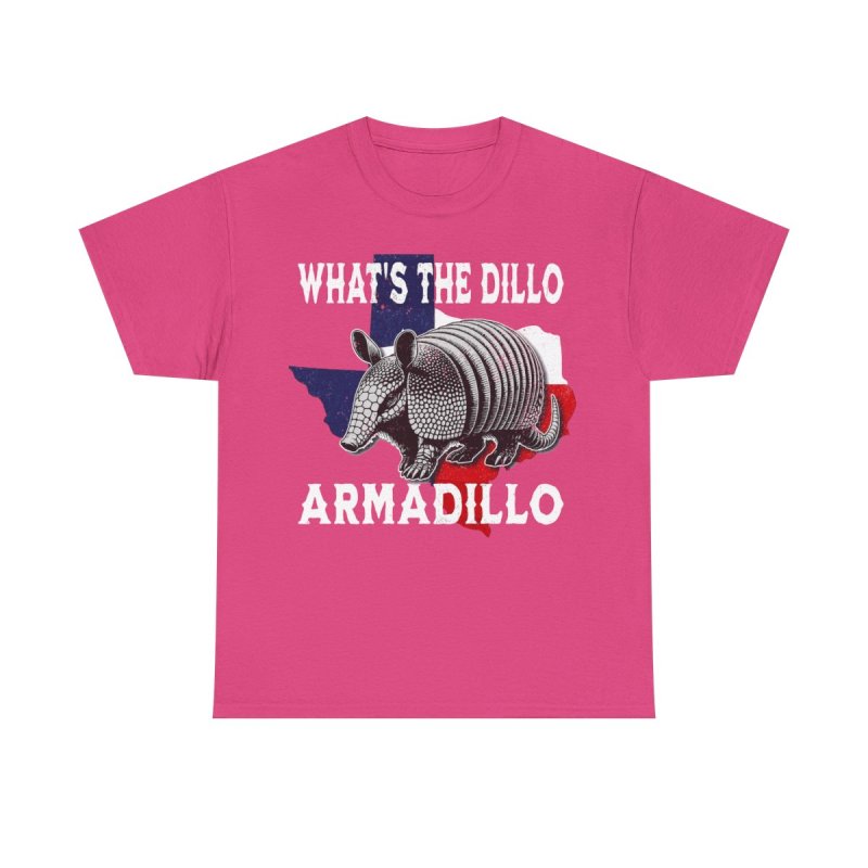 What's The Dillo Armadillo T-Shirt | Texas State Pride Graphic Tee | Funny Southern Pun Shirt