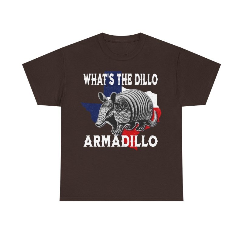 What's The Dillo Armadillo T-Shirt | Texas State Pride Graphic Tee | Funny Southern Pun Shirt