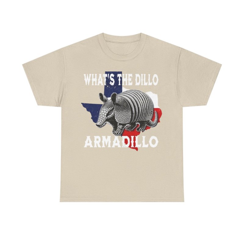 What's The Dillo Armadillo T-Shirt | Texas State Pride Graphic Tee | Funny Southern Pun Shirt