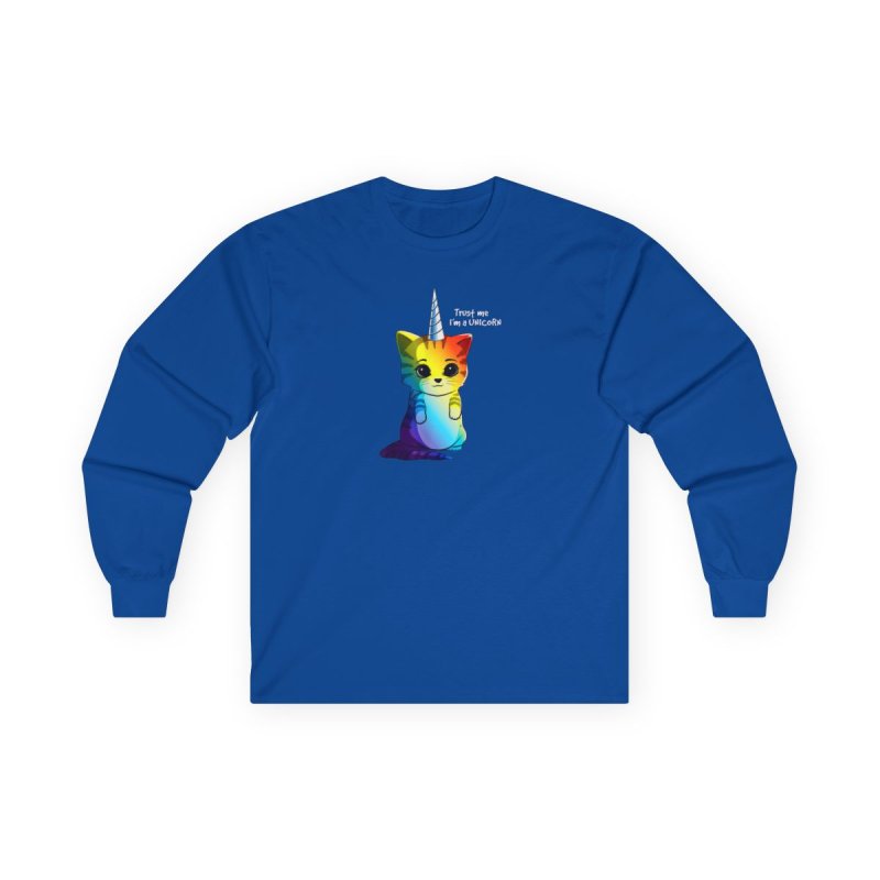 Rainbow Unicorn Cat Graphic Tee | Meowgical Kitten Fantasy Shirt