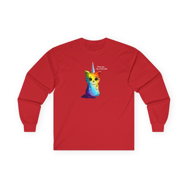 Rainbow Unicorn Cat Graphic Tee | Meowgical Kitten Fantasy Shirt