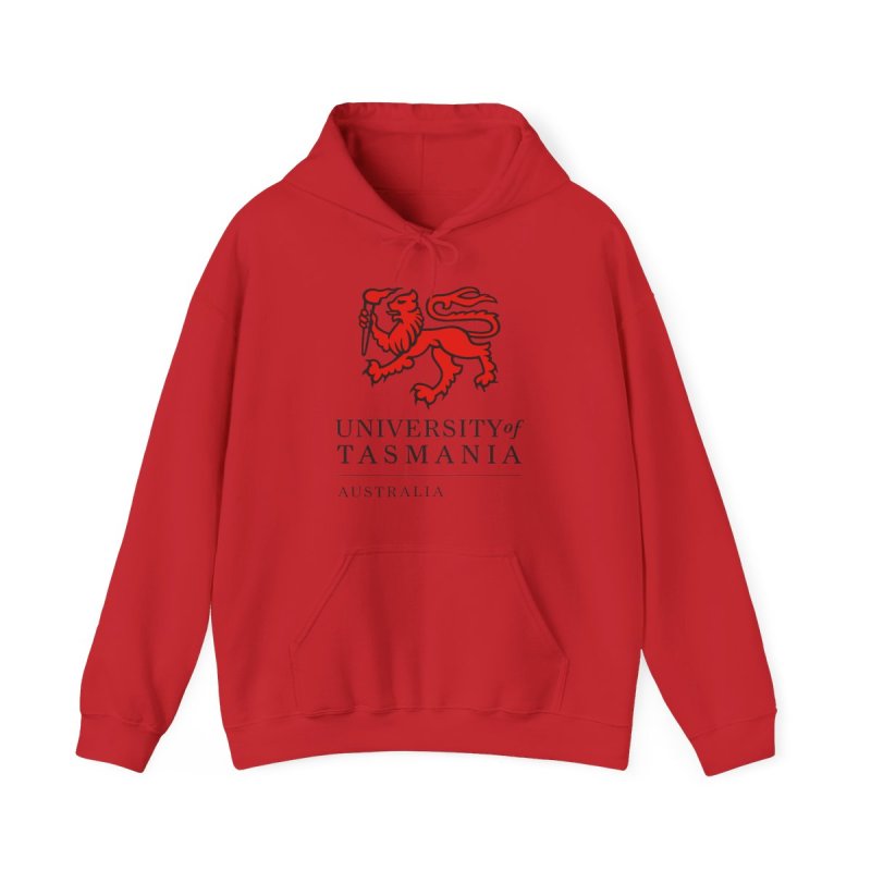 University of Tasmania Hoodie | UTAS Australia Collegiate Sweatshirt | Red Lion Varsity Pullover