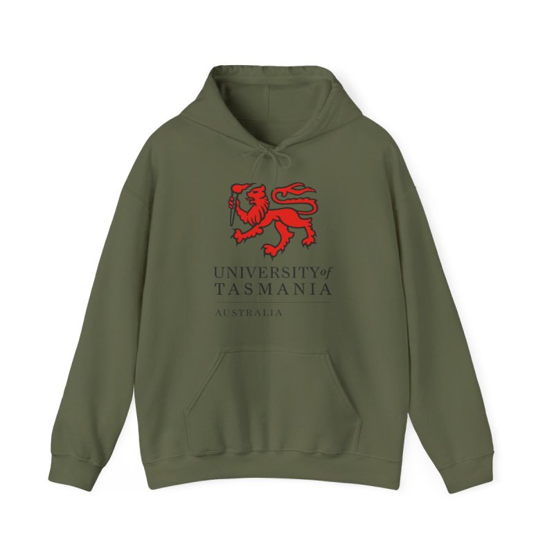 University of Tasmania Hoodie | UTAS Australia Collegiate Sweatshirt | Red Lion Varsity Pullover