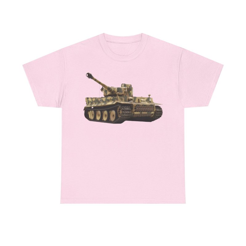 Tiger I Tank T-Shirt | WWII German Panzer Heavy Cotton Tee | World War II History