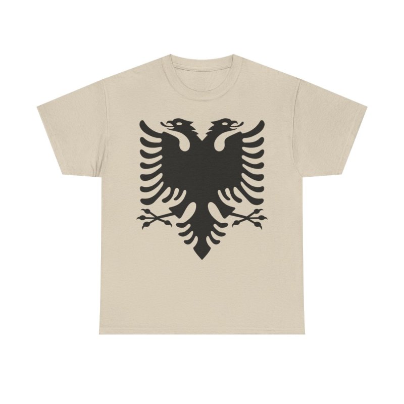 Albania Coat of Arms T-Shirt | Double-Headed Eagle Heritage Tee