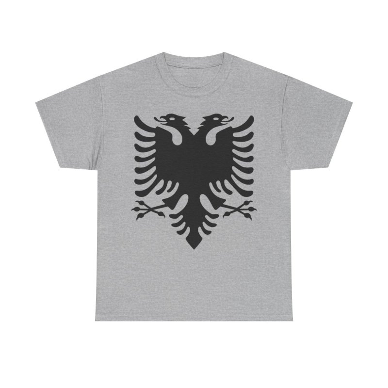 Albania Coat of Arms T-Shirt | Double-Headed Eagle Heritage Tee