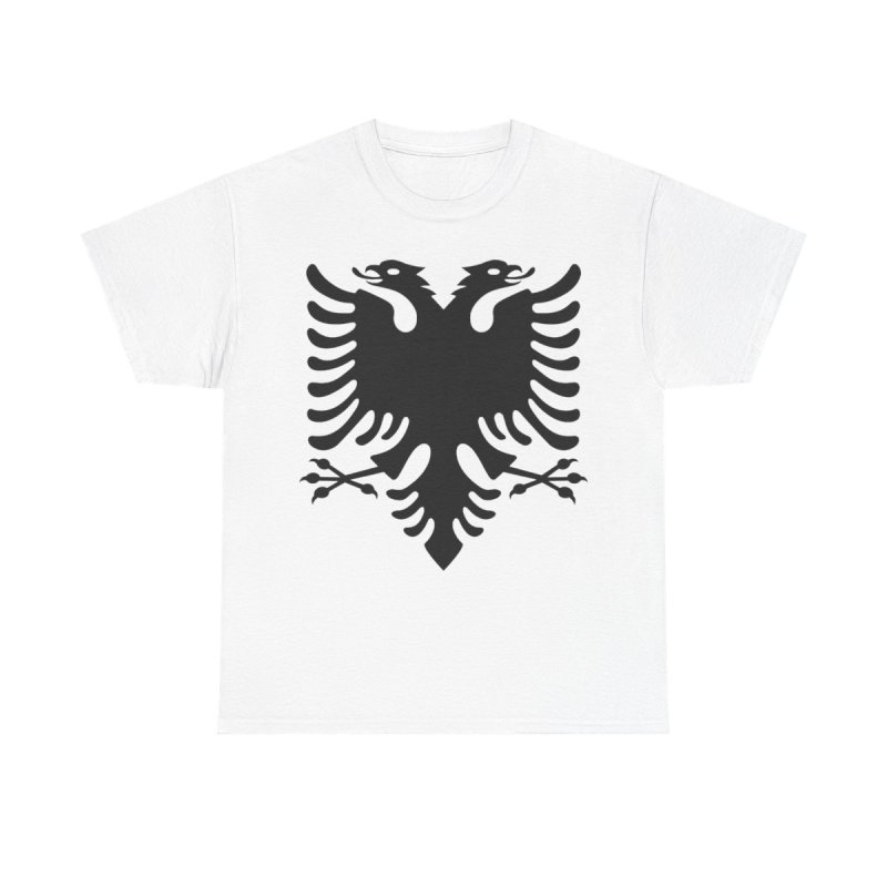 Albania Coat of Arms T-Shirt | Double-Headed Eagle Heritage Tee