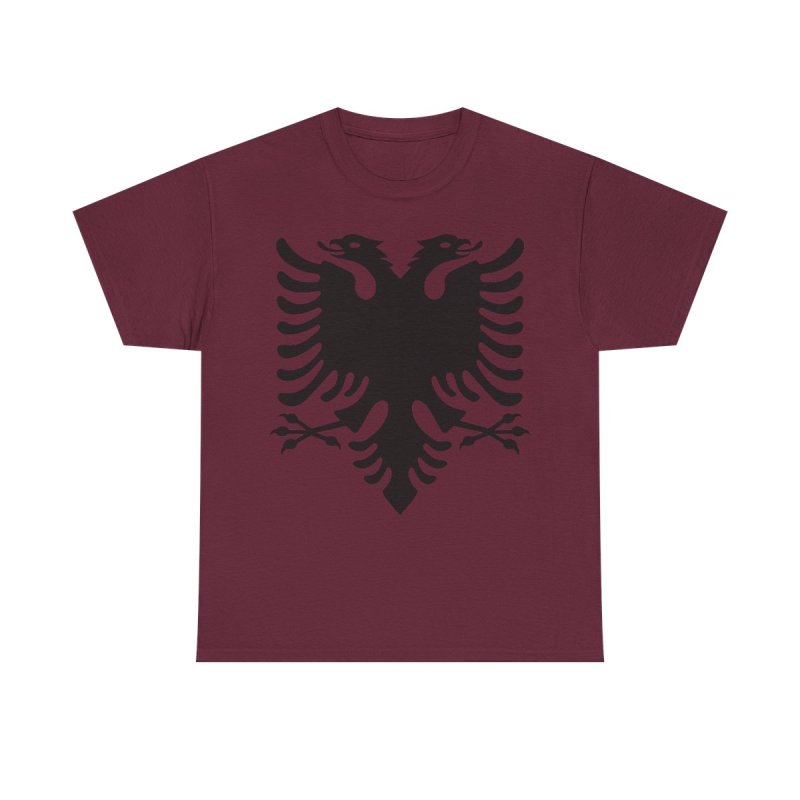 Albania Coat of Arms T-Shirt | Double-Headed Eagle Heritage Tee