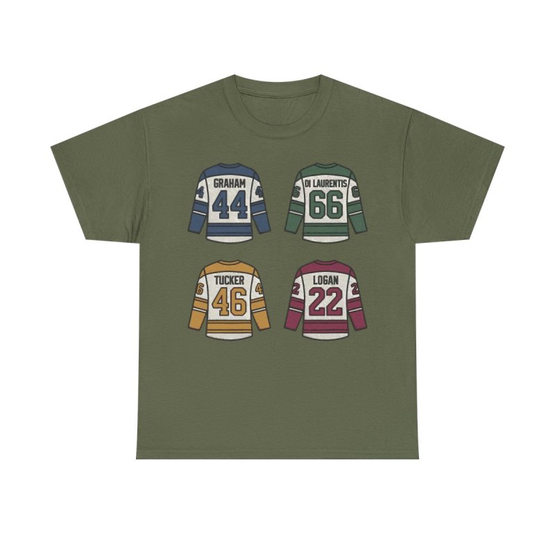 Briar University Hockey Bookish Merch T-Shirt | Graham Logan Tucker Di Laurentis Romance Reader Gift