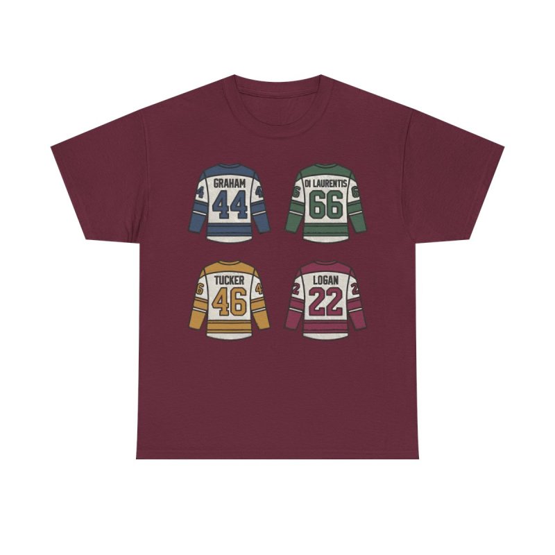 Briar University Hockey Bookish Merch T-Shirt | Graham Logan Tucker Di Laurentis Romance Reader Gift