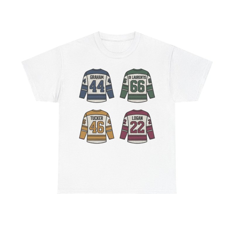 Briar University Hockey Bookish Merch T-Shirt | Graham Logan Tucker Di Laurentis Romance Reader Gift
