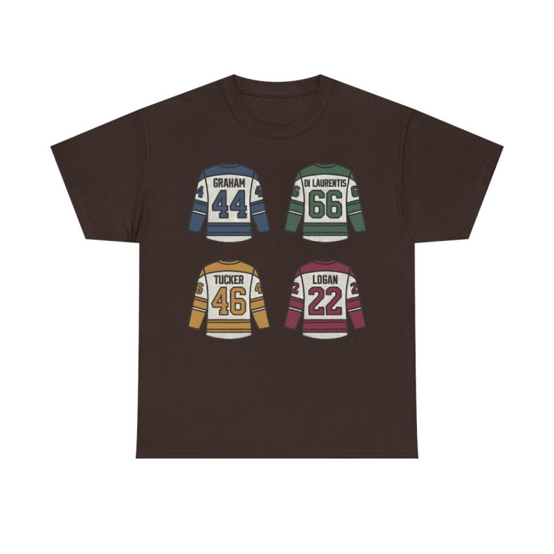 Briar University Hockey Bookish Merch T-Shirt | Graham Logan Tucker Di Laurentis Romance Reader Gift
