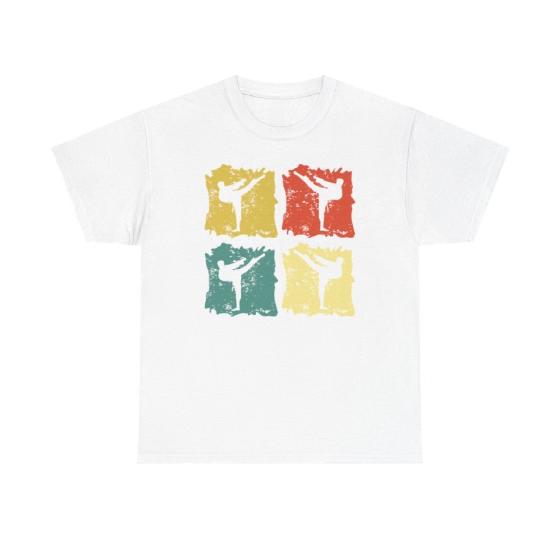 Taekwondo Fighter Silhouette T-Shirt | Ristorante da Valenti Team Gear