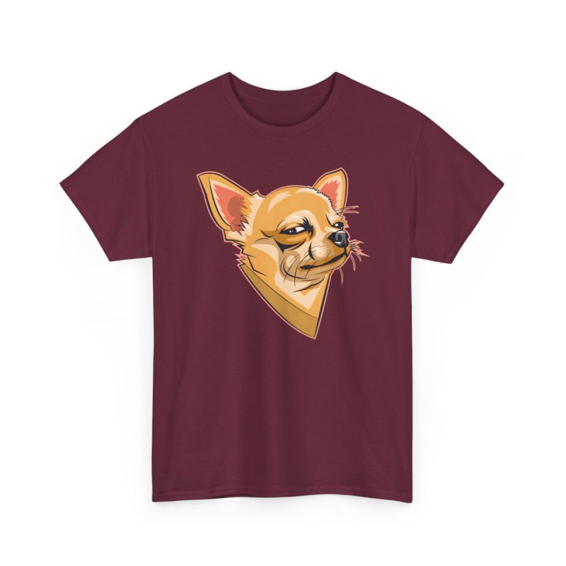 Winking Suspicious Chihuahua Graphic T-Shirt – Funny Cute Dog Lover Unisex Tee