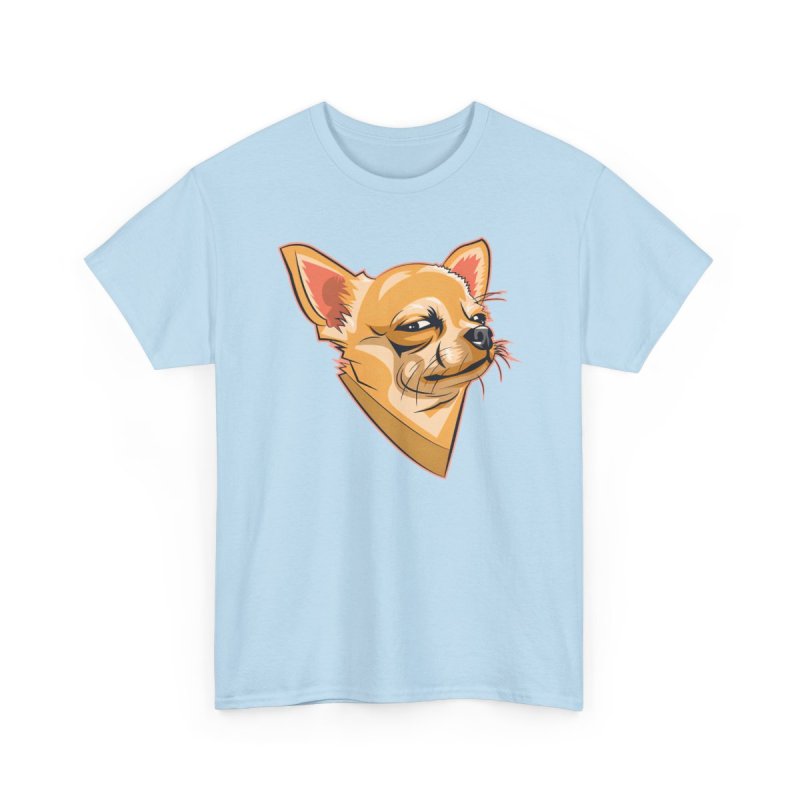 Winking Suspicious Chihuahua Graphic T-Shirt – Funny Cute Dog Lover Unisex Tee