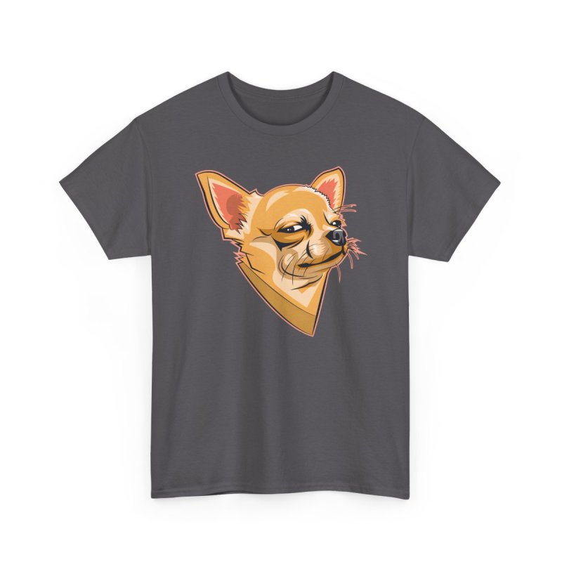Winking Suspicious Chihuahua Graphic T-Shirt – Funny Cute Dog Lover Unisex Tee