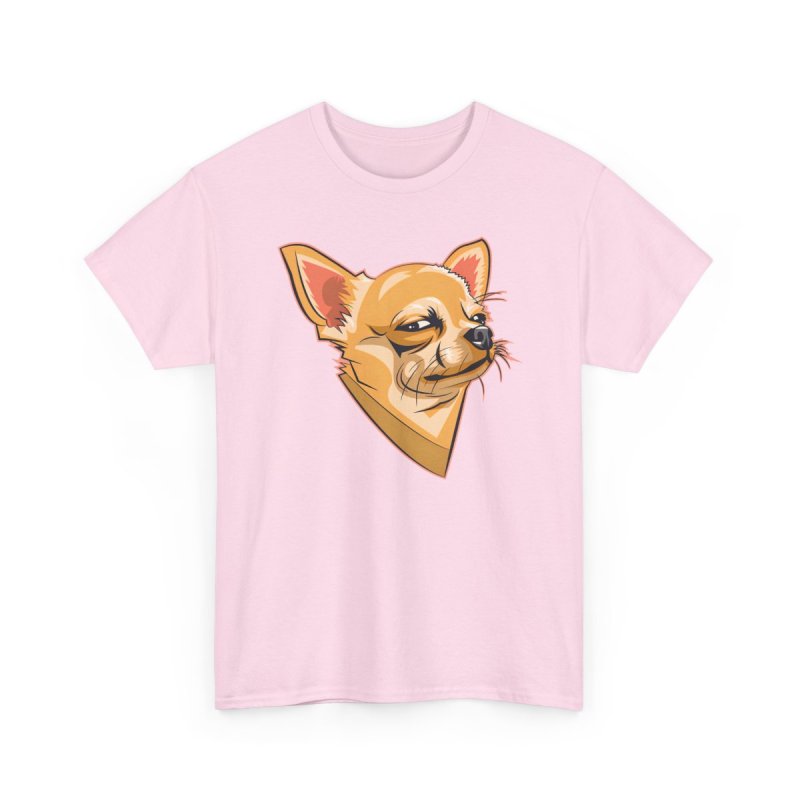 Winking Suspicious Chihuahua Graphic T-Shirt – Funny Cute Dog Lover Unisex Tee