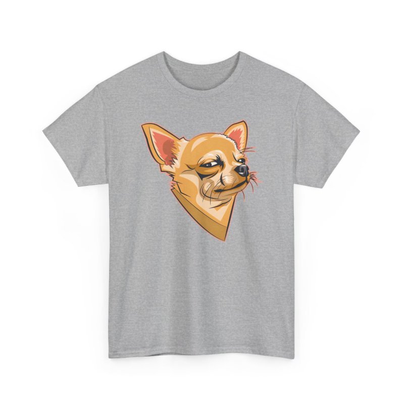 Winking Suspicious Chihuahua Graphic T-Shirt – Funny Cute Dog Lover Unisex Tee