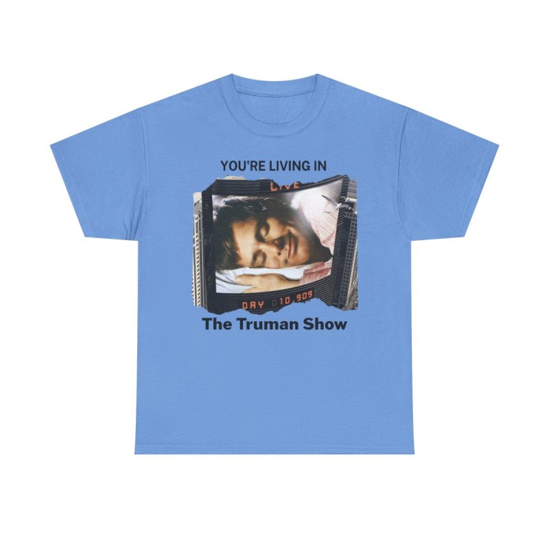 Truman Show Reality Check T-Shirt | "You're Living In The Truman Show" Tee