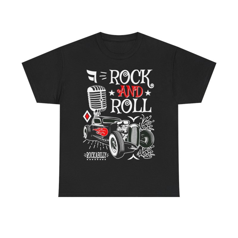 Vintage Rockabilly T-Shirt | 50s Hot Rod Rock and Roll