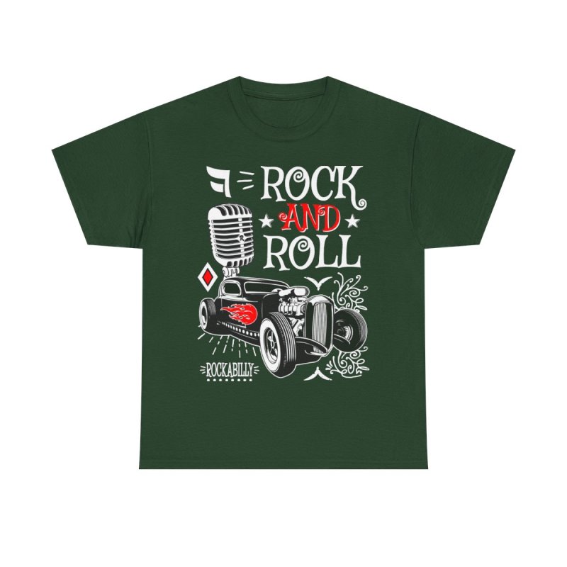 Vintage Rockabilly T-Shirt | 50s Hot Rod Rock and Roll