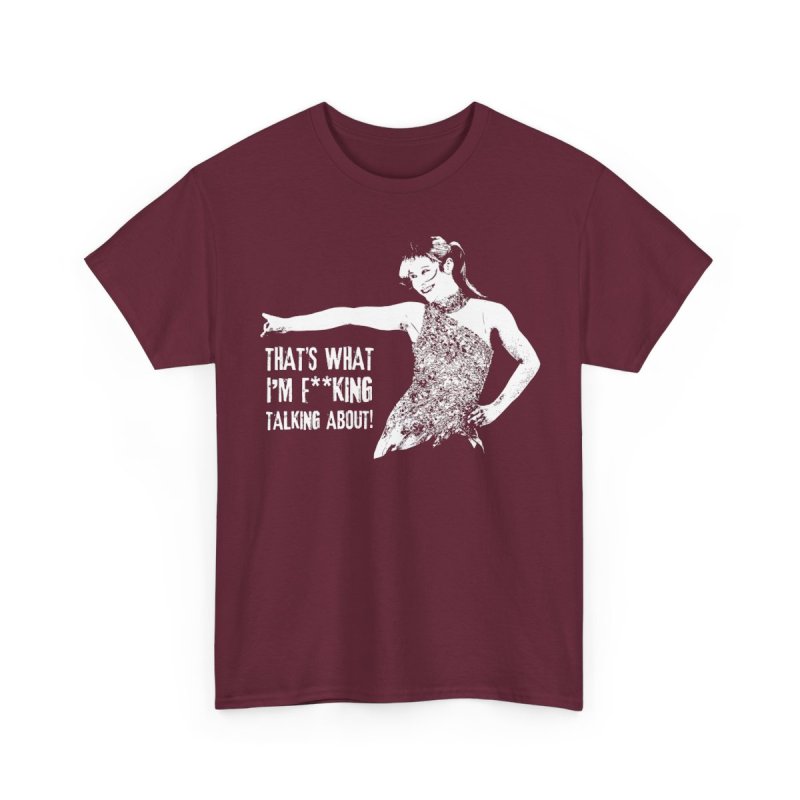 Alysa Liu T-Shirt | "That's What I'm F**king Talking About" Figure Skating Tee | Viral Olympic Moment Graphic Shirt