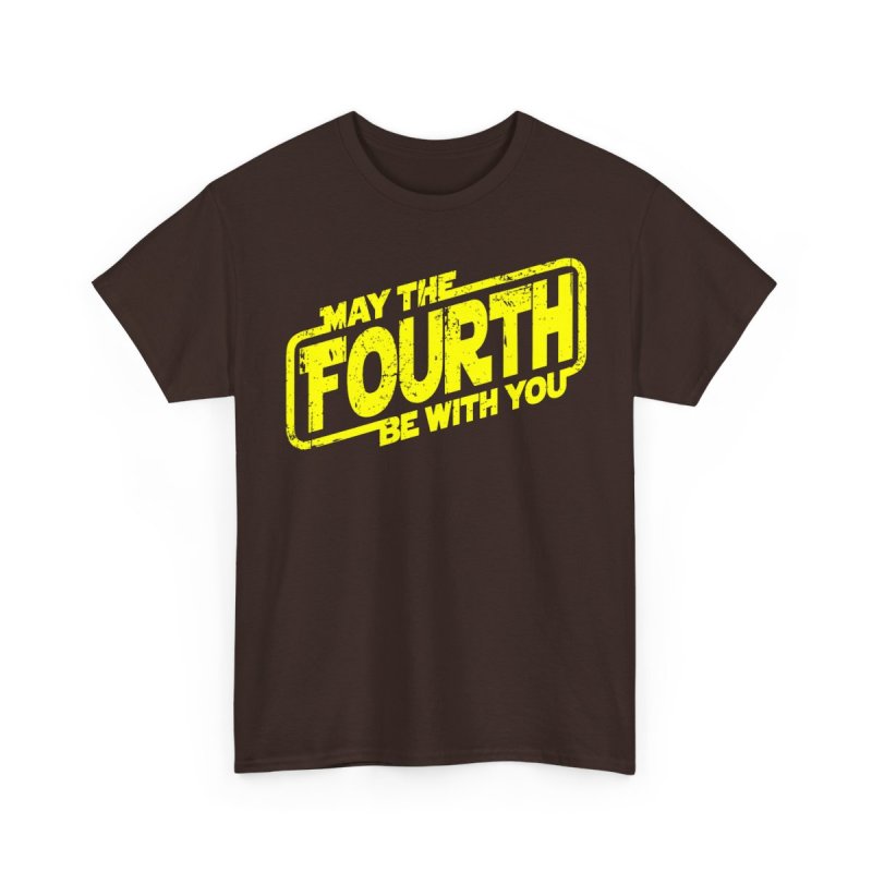 May The Fourth Be With You Astronaut T-Shirt | Astronaut with Lightsaber Galaxy Shirt