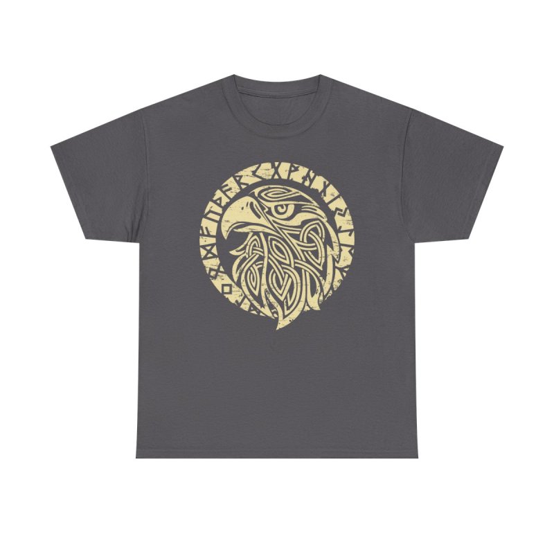 Viking Raven T-Shirt | Norse Mythology Huginn and Muninn Shirt | Celtic Knot Raven Graphic Tee