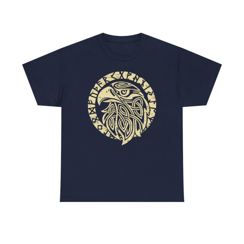 Viking Raven T-Shirt | Norse Mythology Huginn and Muninn Shirt | Celtic Knot Raven Graphic Tee