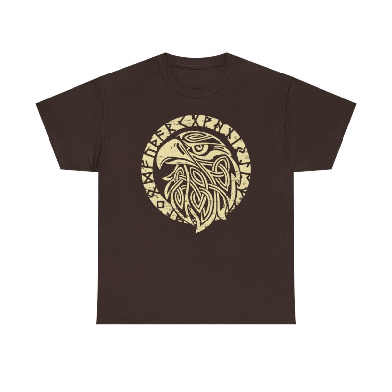 Viking Raven T-Shirt | Norse Mythology Huginn and Muninn Shirt | Celtic Knot Raven Graphic Tee