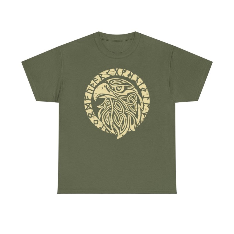 Viking Raven T-Shirt | Norse Mythology Huginn and Muninn Shirt | Celtic Knot Raven Graphic Tee