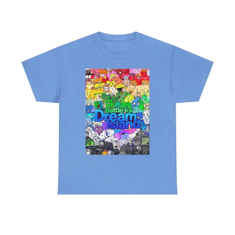 Battle for Dream Island All-Star Cast T-Shirt | BFDI Characters Group Unisex Heavy Cotton Tee
