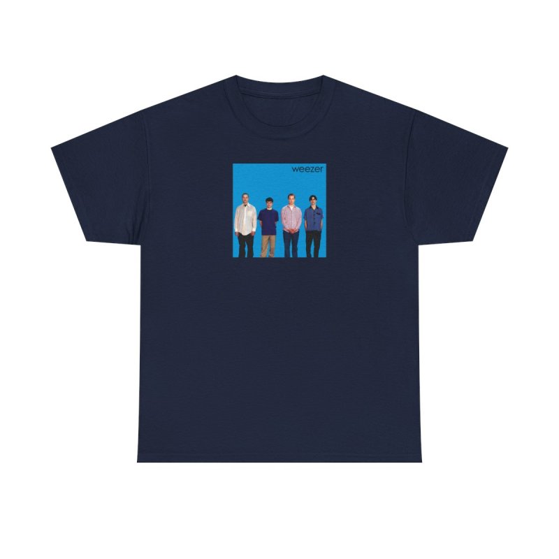 Weezer Blue Album Artwork T-Shirt | Classic 90s Alternative Rock Band Tee