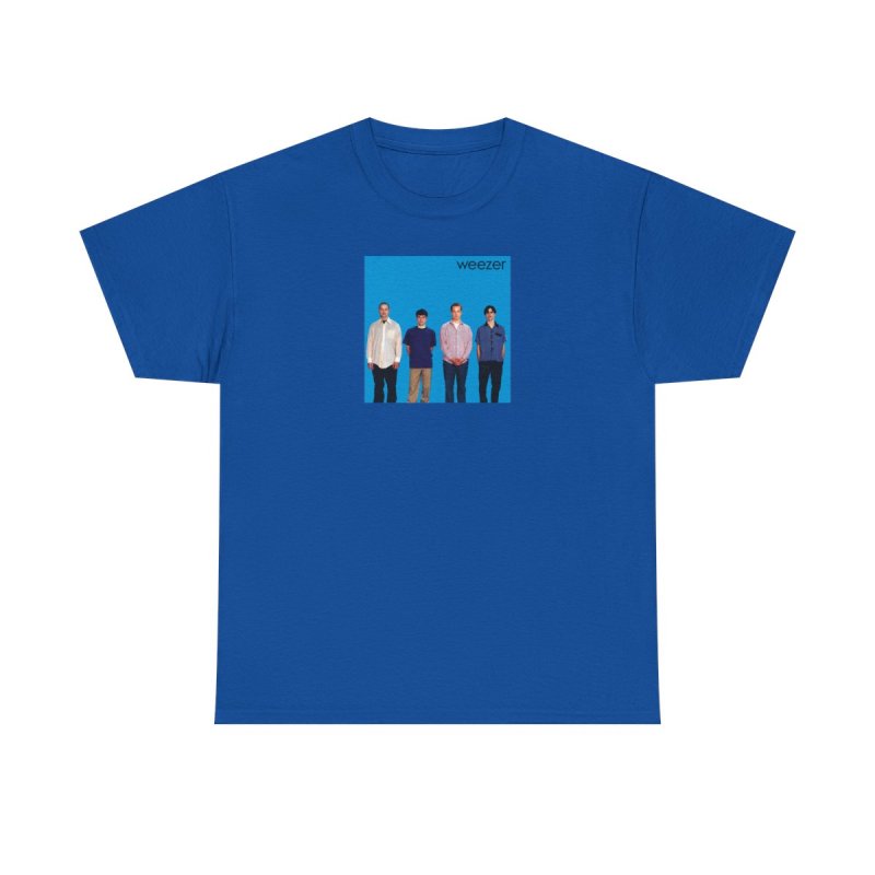 Weezer Blue Album Artwork T-Shirt | Classic 90s Alternative Rock Band Tee