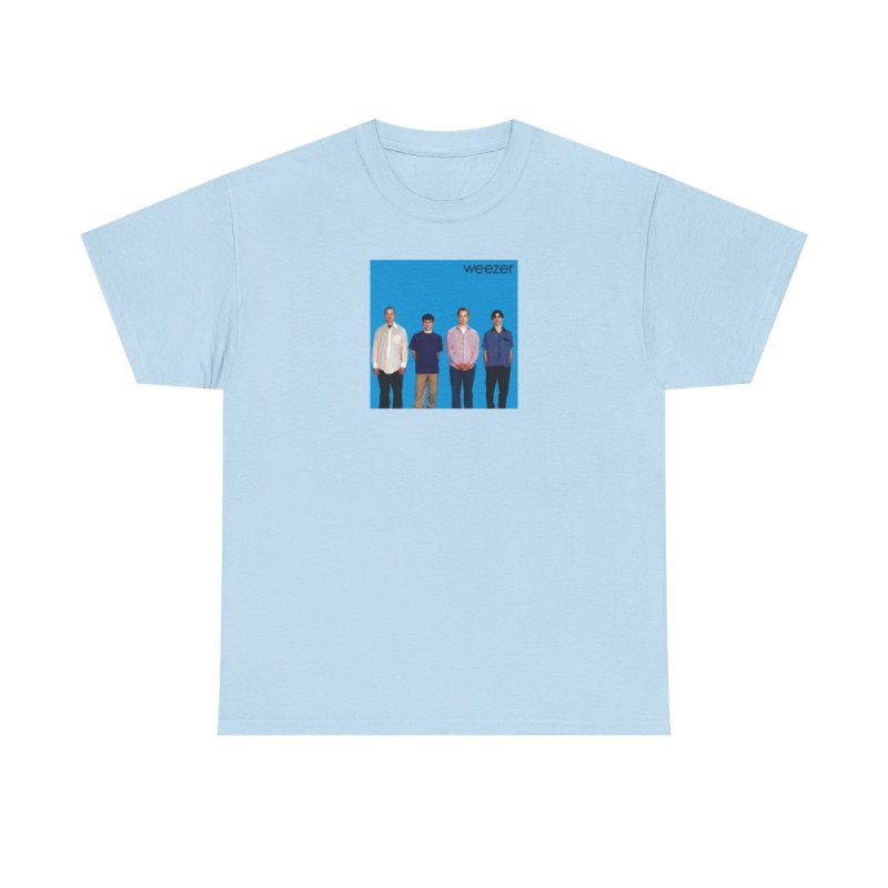 Weezer Blue Album Artwork T-Shirt | Classic 90s Alternative Rock Band Tee