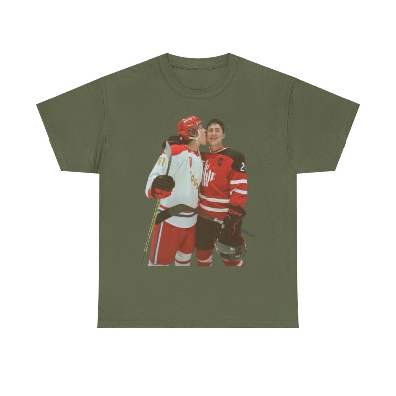 Heated Rivalry Hockey T-Shirt | Shane Hollander & Ilya Rozanov Fan Apparel