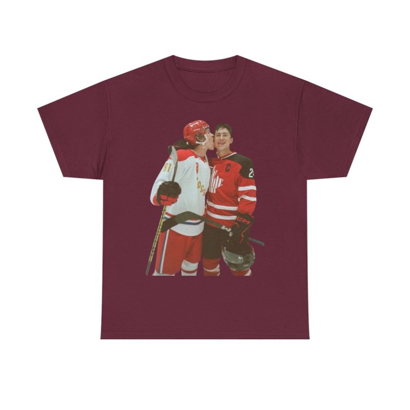 Heated Rivalry Hockey T-Shirt | Shane Hollander & Ilya Rozanov Fan Apparel