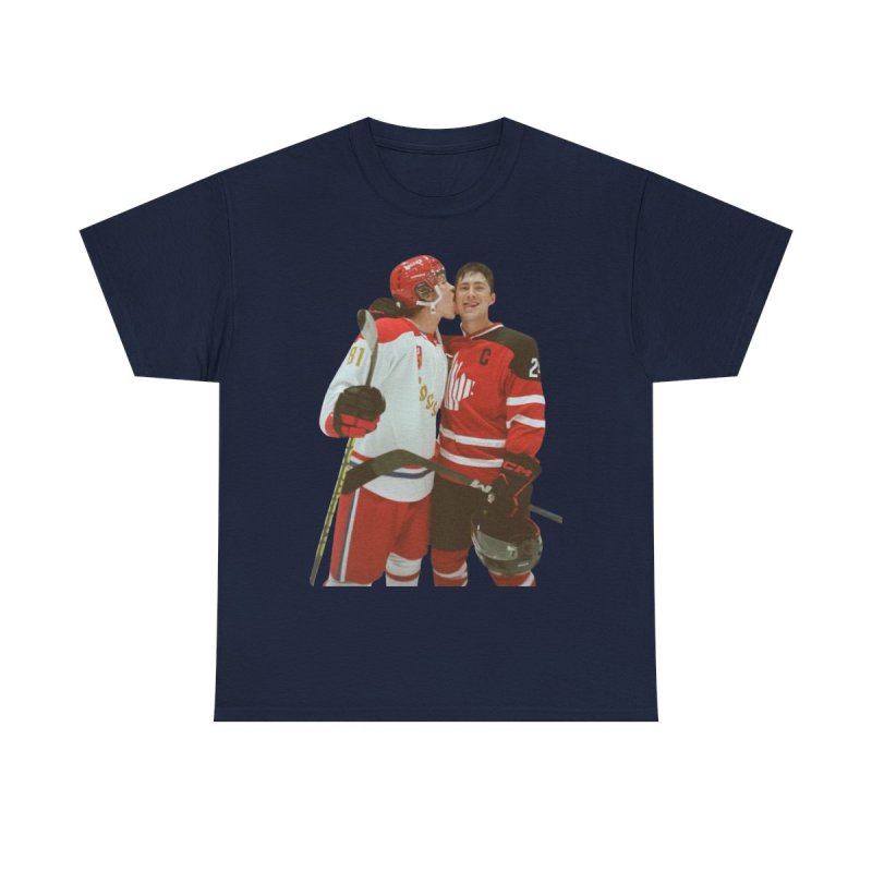 Heated Rivalry Hockey T-Shirt | Shane Hollander & Ilya Rozanov Fan Apparel