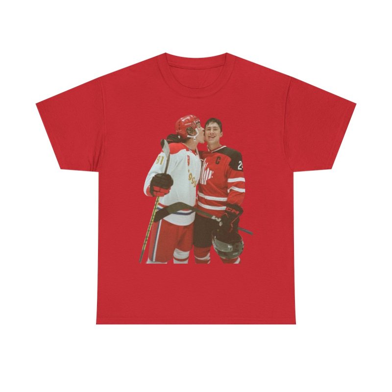 Heated Rivalry Hockey T-Shirt | Shane Hollander & Ilya Rozanov Fan Apparel