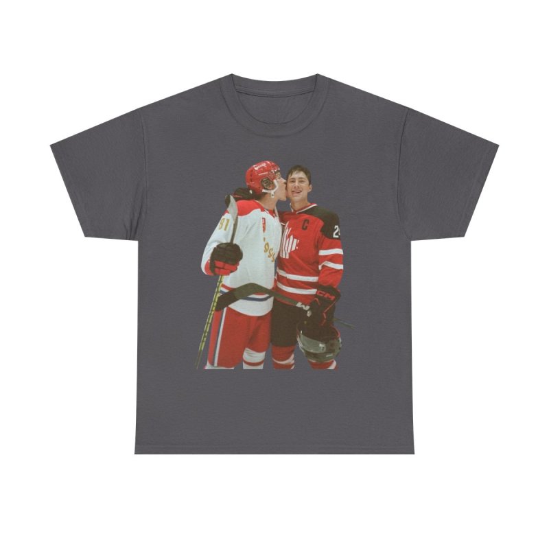 Heated Rivalry Hockey T-Shirt | Shane Hollander & Ilya Rozanov Fan Apparel