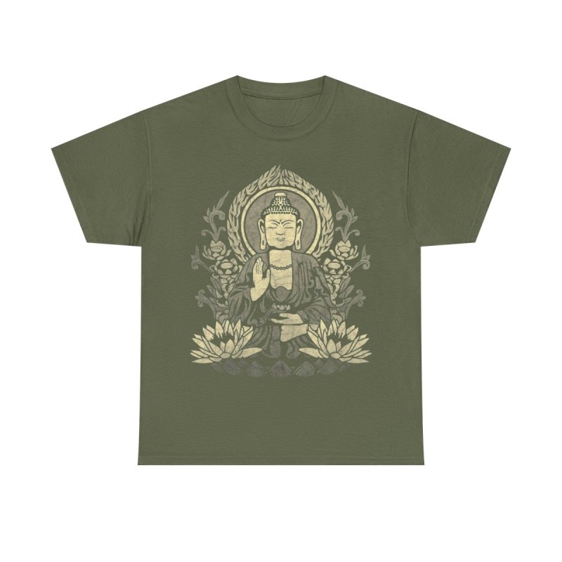 Siddhartha Gautama Buddha T-Shirt | Vintage Buddha Lotus Graphic Tee