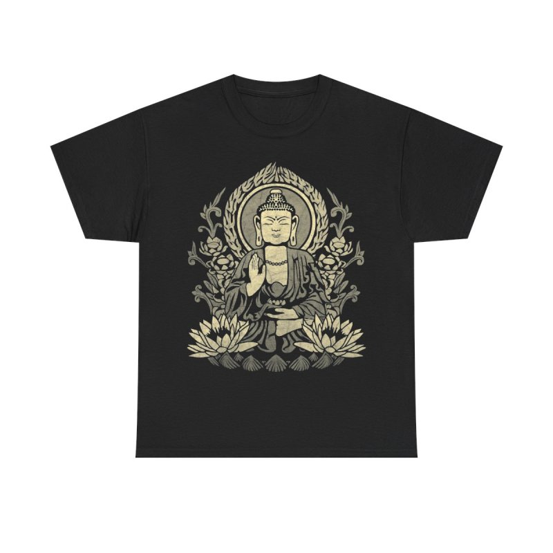 Siddhartha Gautama Buddha T-Shirt | Vintage Buddha Lotus Graphic Tee
