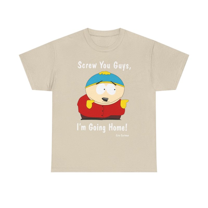 Eric Cartman "Screw You Guys" T-Shirt | South Park Iconic Quote Tee