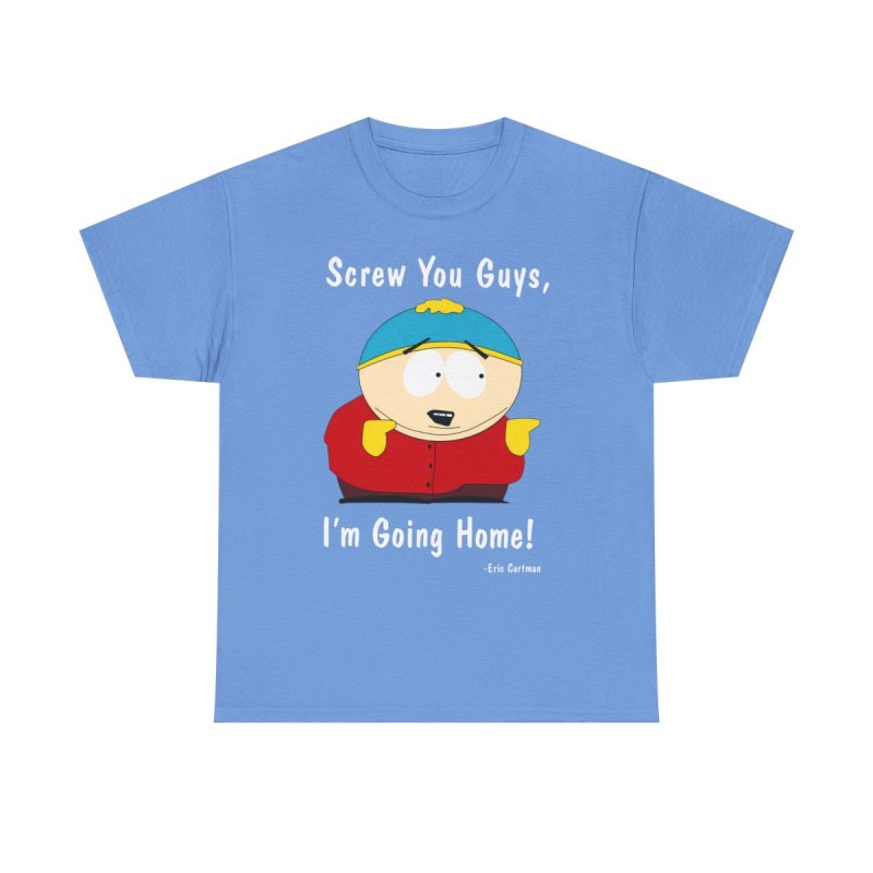 Eric Cartman "Screw You Guys" T-Shirt | South Park Iconic Quote Tee