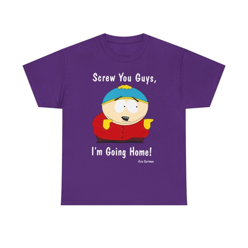 Eric Cartman "Screw You Guys" T-Shirt | South Park Iconic Quote Tee