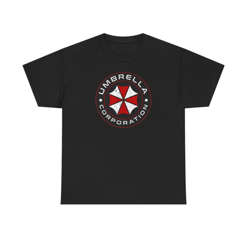 Umbrella Corporation | Distressed Biohazard Logo Graphic Tee