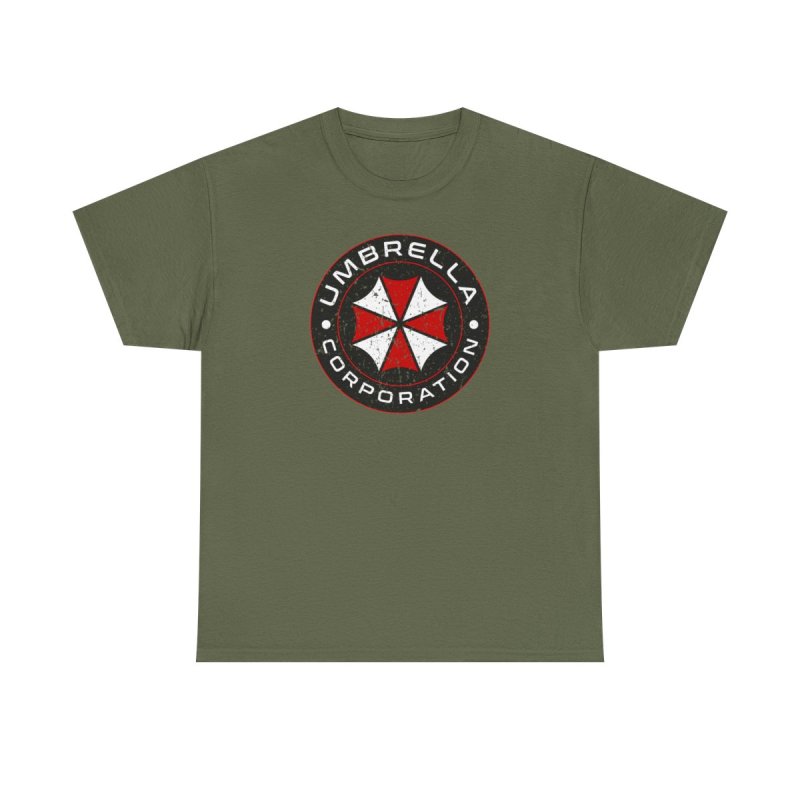 Umbrella Corporation | Distressed Biohazard Logo Graphic Tee